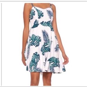 Old Navy Pink Palm Tree Cami Dress